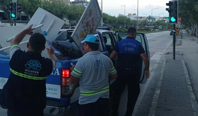 Bursa Nilüfer’de görsel kirliliğe geçit yok