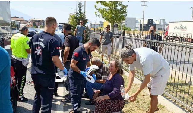 Bursa İnegöl'de Zincirleme Trafik Kazası: 2 Yaralı