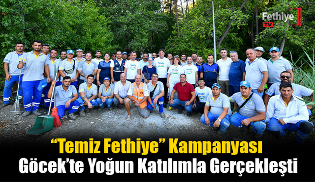 “Temiz Fethiye” Kampanyası Göcek’te Yoğun Katılımla Gerçekleşti