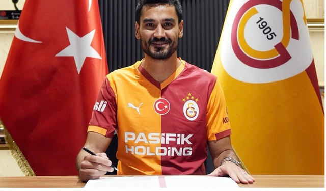 Galatasaray, İlkay Gündoğan'ı Kadrosuna Kattı! Yıldız Oyuncu Sarı-Kırmızılı Formayı Giydi