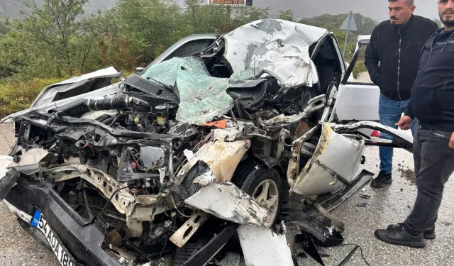 Akçakoca-Düzce yolunda feci kaza: 1 ağır yaralı