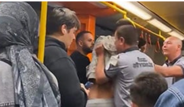 Bursa Metrosu'nda Yüksek Ses Krizi! Yolcular Kavga Etti, Sefer Durdu