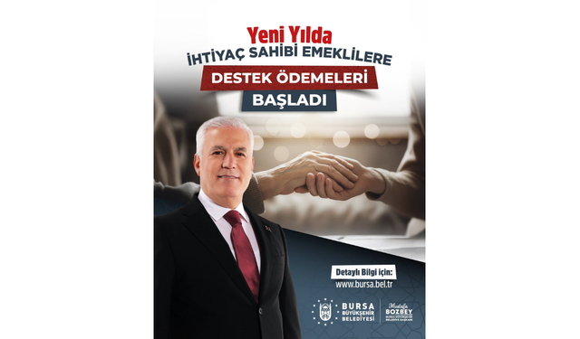 Bursa’da Emeklilere Müjde: Yılbaşı Destek Ödemeleri Başladı! Başvuru Sonuçları Nasıl Sorgulanır?