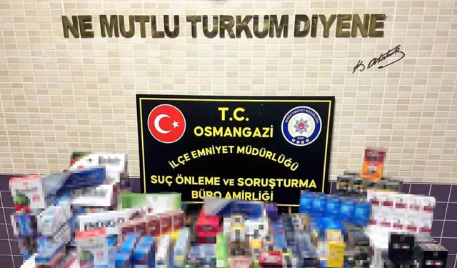 Bursa’da Kaçakçılık Operasyonu: 2 Bin Paket Kaçak Sigara Ele Geçirildi!