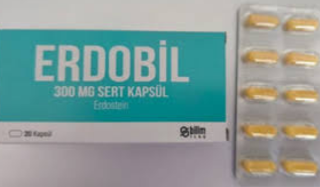 Erdobil 300 mg Sert Kapsül Nedir? Ne İçin Kullanılır? Öksürük ve Balgam Tedavisinde Etkisi