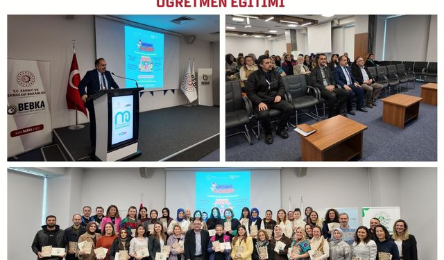 Bursa'da Girişimci Çocuklar Programı Kapsamında Öğretmenlere Eğitim Verildi