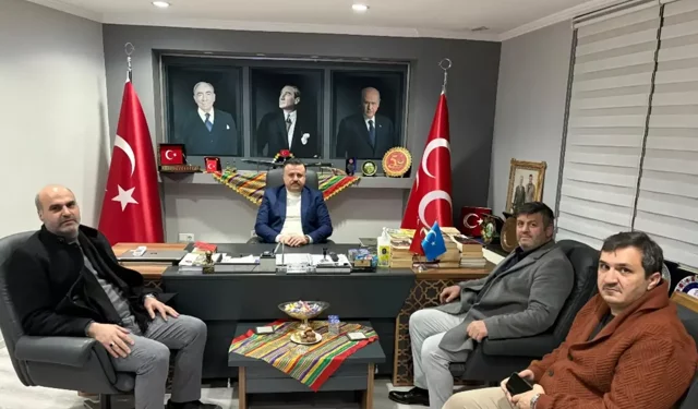Giresun Dernek Başkanı Kerim Gürsel Çelebi'yi Ziyaret Etti