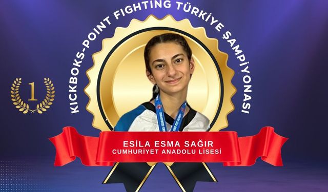 Osmangazi'den Kick Boks Şampiyonu: Esila Esma Sağır