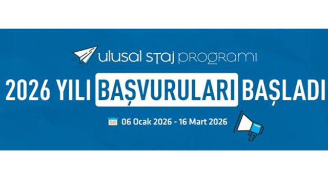 Üniversite Öğrencileri İçin 2026 Ulusal Staj Programı Başvuruları Başladı