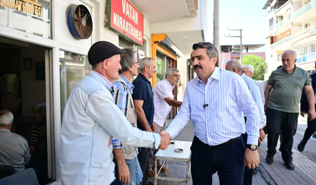 Bursa Yıldırım'da Başkan Yılmaz Zümrütevler esnafıyla buluştu