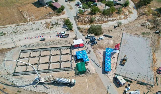 Milas'ta Bahçeburun Mahallesi'ne çok amaçlı sosyal alan geliyor