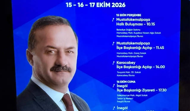 Anahtar Parti Genel Başkanı Yavuz Ağıralioğlu Bursa'ya Geliyor! İşte 3 Günlük Bursa Programı