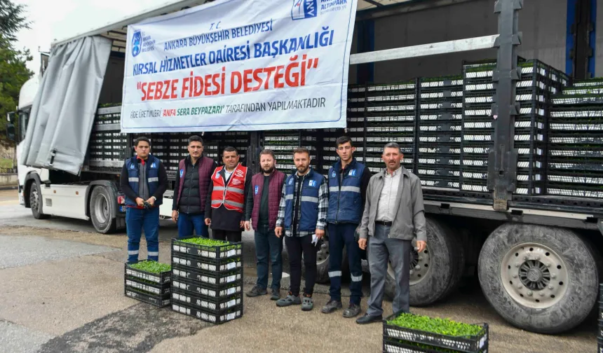 1 milyonun üzerinde erkenci sebze fidesi dağıtıldı