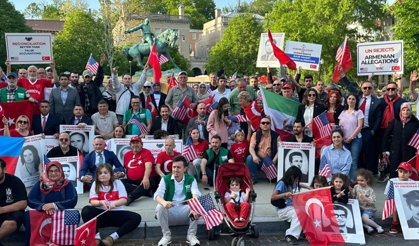 ABD'de Türklerden 'sözde soykırım' tepkisi