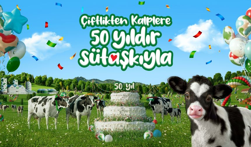 Sütaş 50. yılını “Çiftlikten Kalplere” reklam kampanyası ile kutluyor