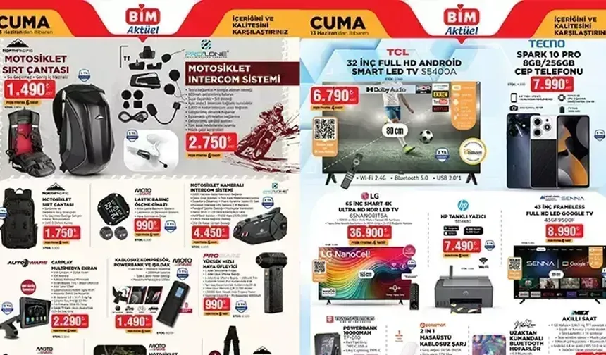 BİM Aktüel Kataloğu 10-13 Haziran Yayında: Bu Hafta Hangi Ürünler İndirimde?