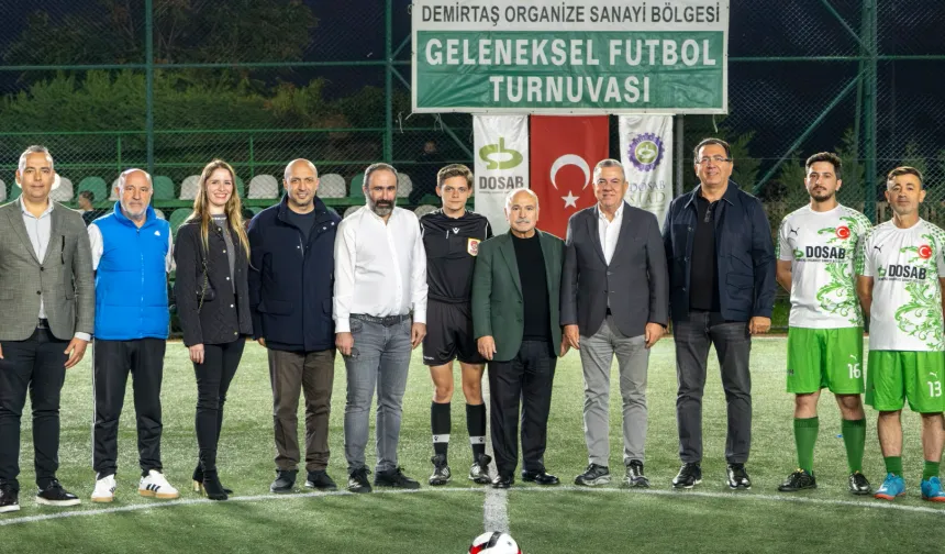 BURSA DOSAB'da geleneksel futbol heyecanı