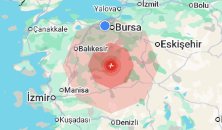 Bursa'da Az Önce Deprem Mi Oldu? AFAD ve Kandilli Son Veriler