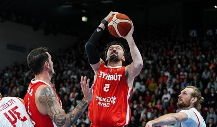 12 DEV ADAM İSVİÇRE'Yİ RAHAT GEÇTİ: FİBA DÜNYA KUPASI ELEMELERİNDE FARKLI GALİBİYET!