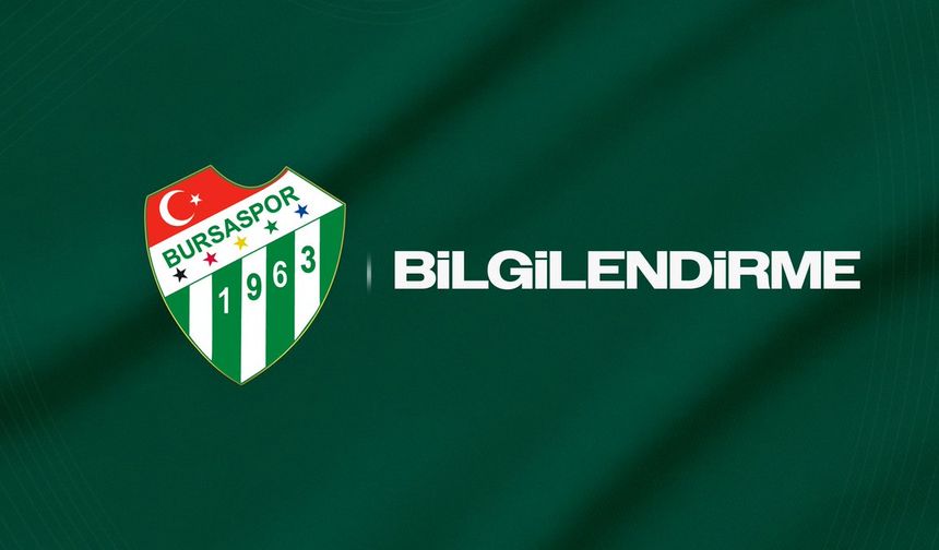 Bursaspor'dan Nilüfer FK'ya Genç Takviyesi