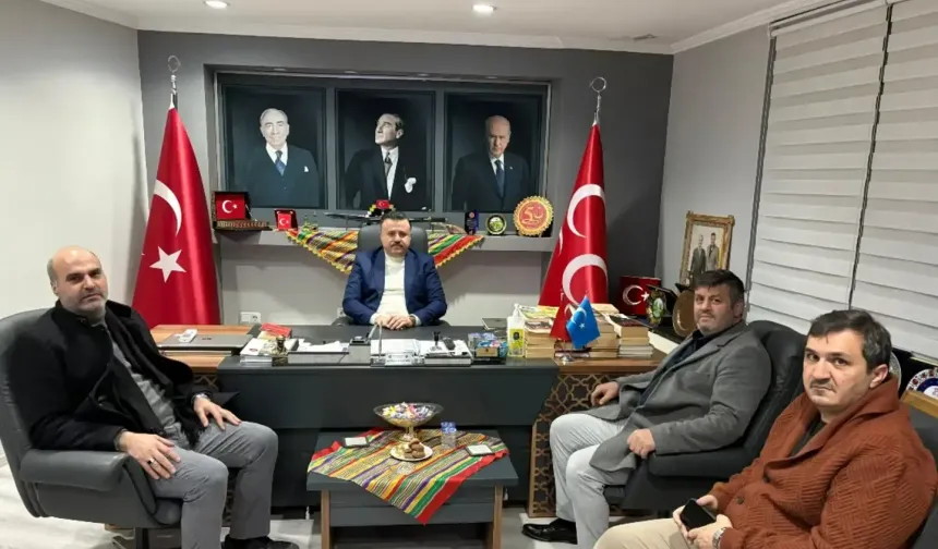 Giresun Dernek Başkanı Kerim Gürsel Çelebi'yi Ziyaret Etti