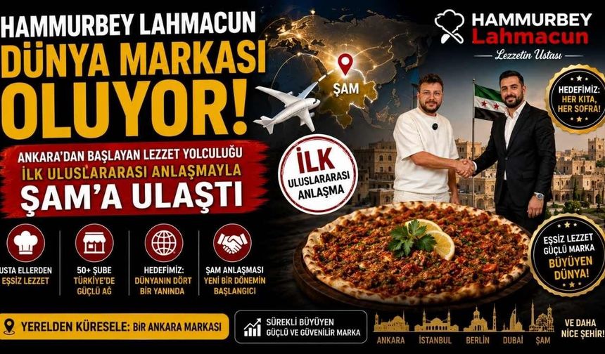 Türk Lezzeti Sınırları Aştı! HammurBey Lahmacun Şam'a Franchise Verdi