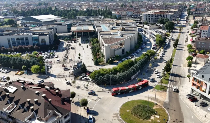 İnegöl'de İlk Metrobüs Test Sürüşü Yapıldı! Yeni Hat İçin İlk Adım Atıldı