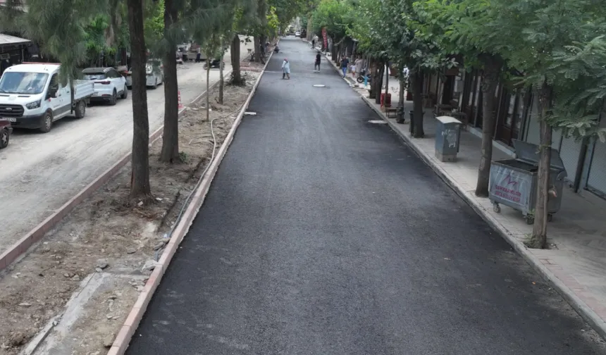 Manisa'da Çarşı Bulvarı yenileniyor