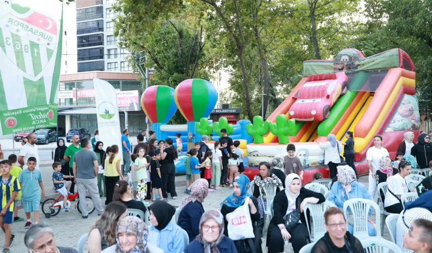 Osmangazi'de Eğlence Mahalle Mahalle Geziyor