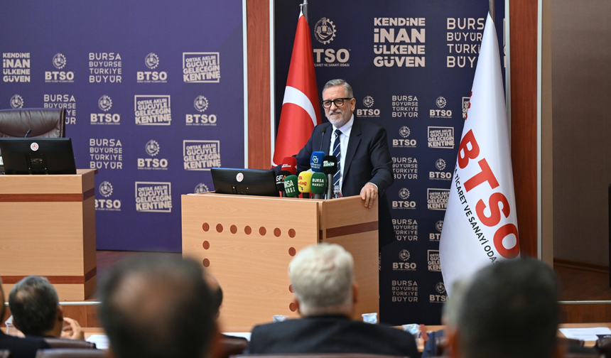 BTSO Yönetim Kurulu Başkanı İbrahim Burkay: “Bursa, 2030 Vizyonumuzla Türkiye’yi Büyütmeye Devam Edecek”