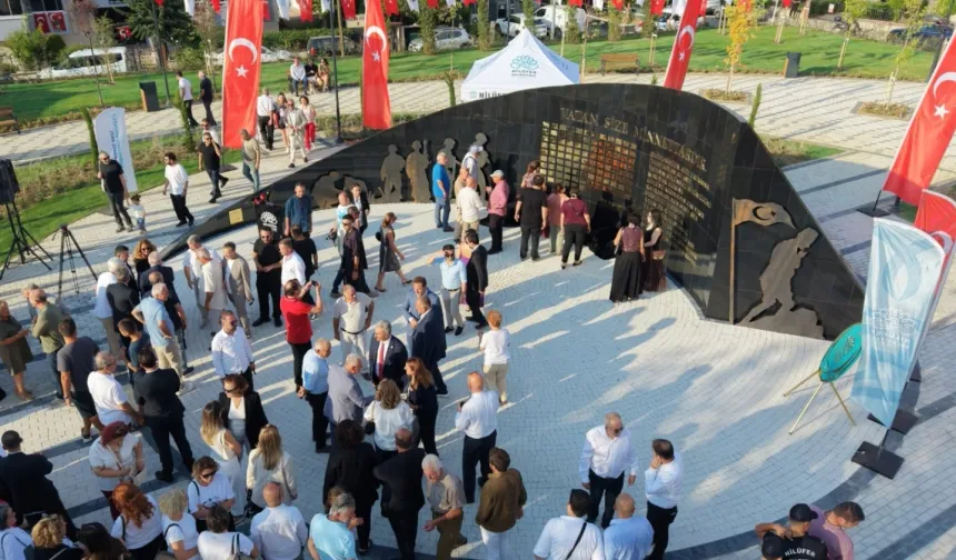 Bursa Nilüfer'de şehitlerin hatırası Şehitler Anıtı ve Nilüfer Şehitlik Parkı'nda yaşatılacak