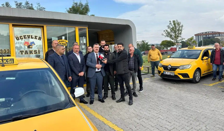 Anahtar Parti Bursa'dan taksi esnafına destek... Kuralsız taşımacılığa karşıyız